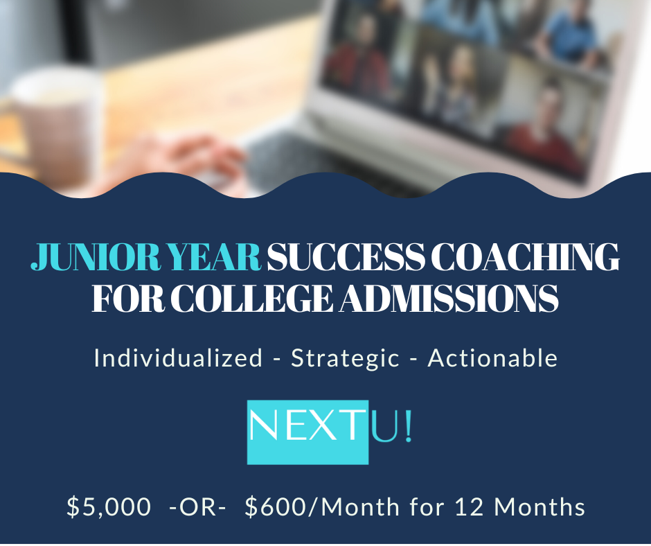 Success Coaching - College Admissions & Career Planning - High School Junior